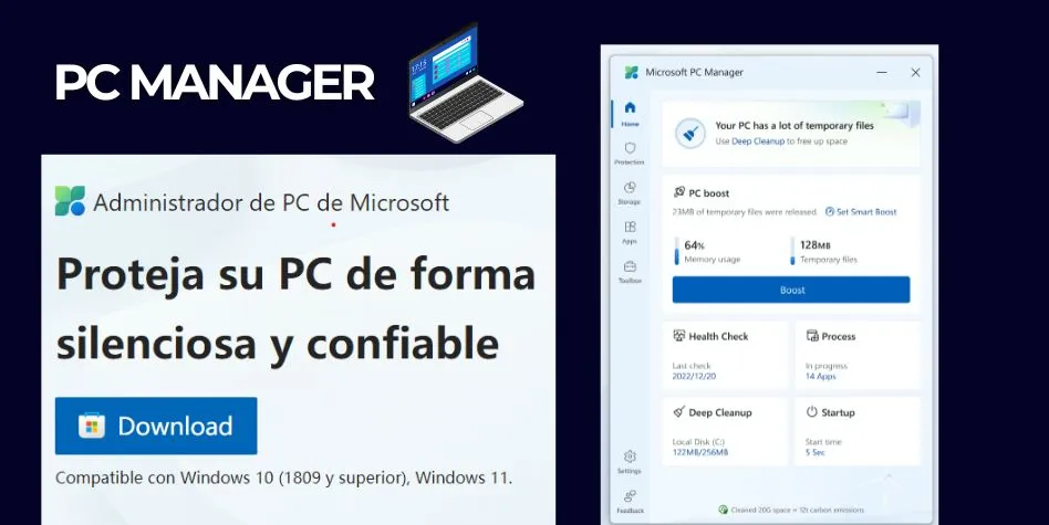 Inicio - Imagen 9 Microsoft PC Manager: Optimiza y Acelera tu PC con Facilidad