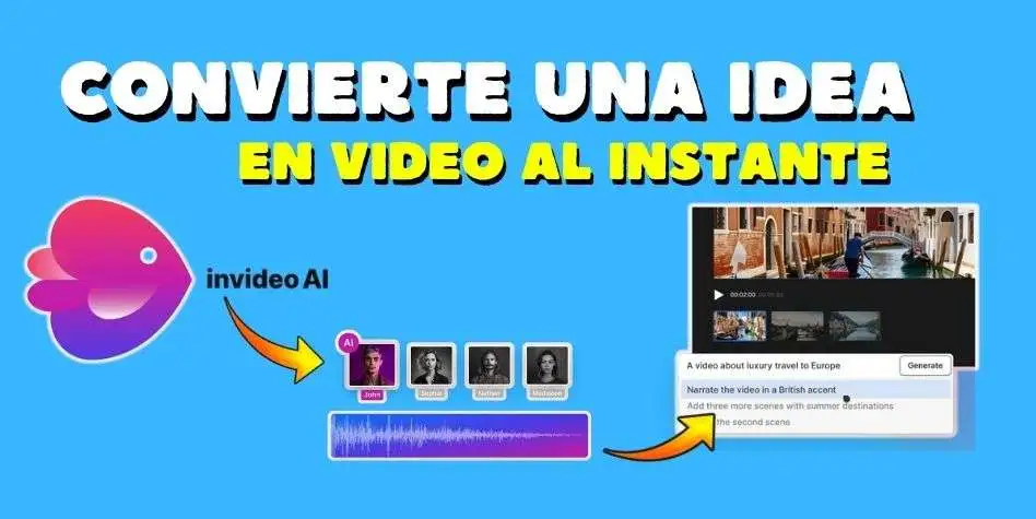 Inicio - Imagen 4 InVideo ¿Cómo usarlo para crear y editar video?