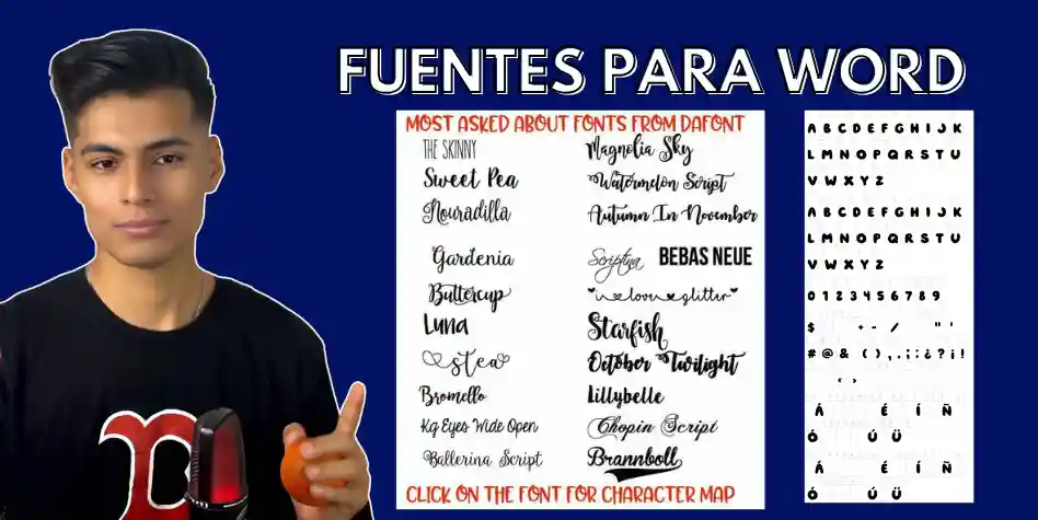 Fuentes de Dafont: Cómo Instalarlas y Usarlas en Word, Excel y PowerPoint