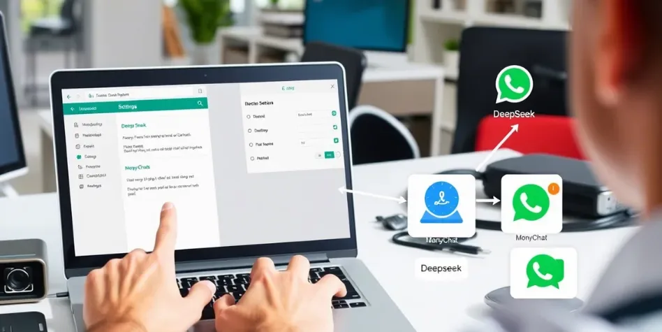 Cómo Conectar DeepSeek a WhatsApp con ManyChat