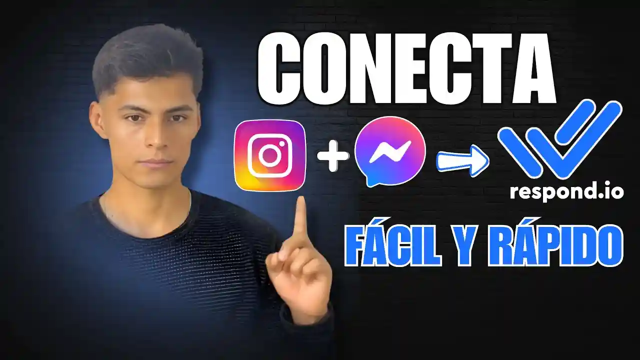 Curso Respond.io lección 4: conectar Instagram y Messenger
